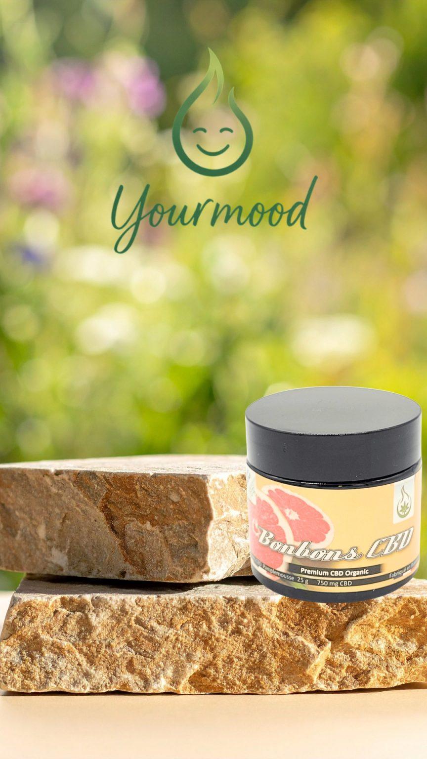 Bonbons CBD Pamplemousse