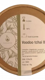 Image du Thé Bio Voodoo Tchaï, une infusion ayurvédique aux épices.