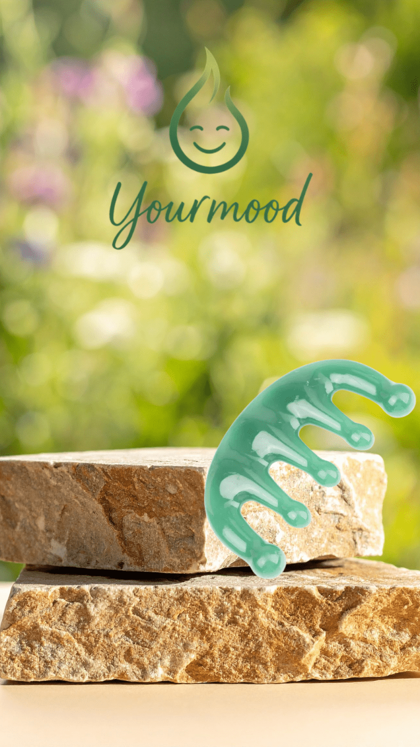 Peigne Massage Antistatique en Résine Naturel