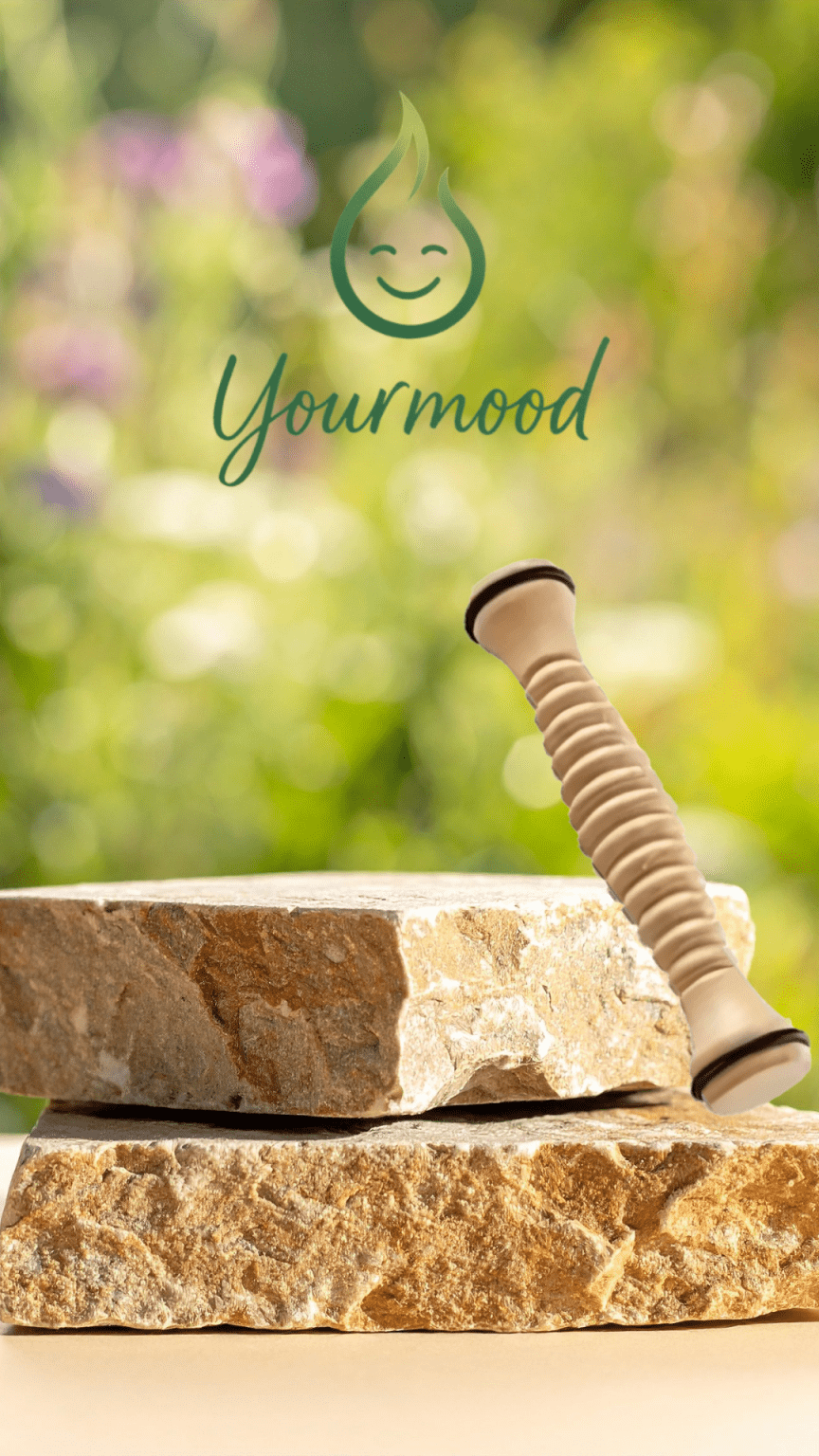 Rouleau de Massage en Bois Naturel