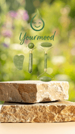 Set de Massage Facial en Jade Naturel