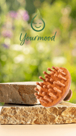 peigne massant en bois de santal