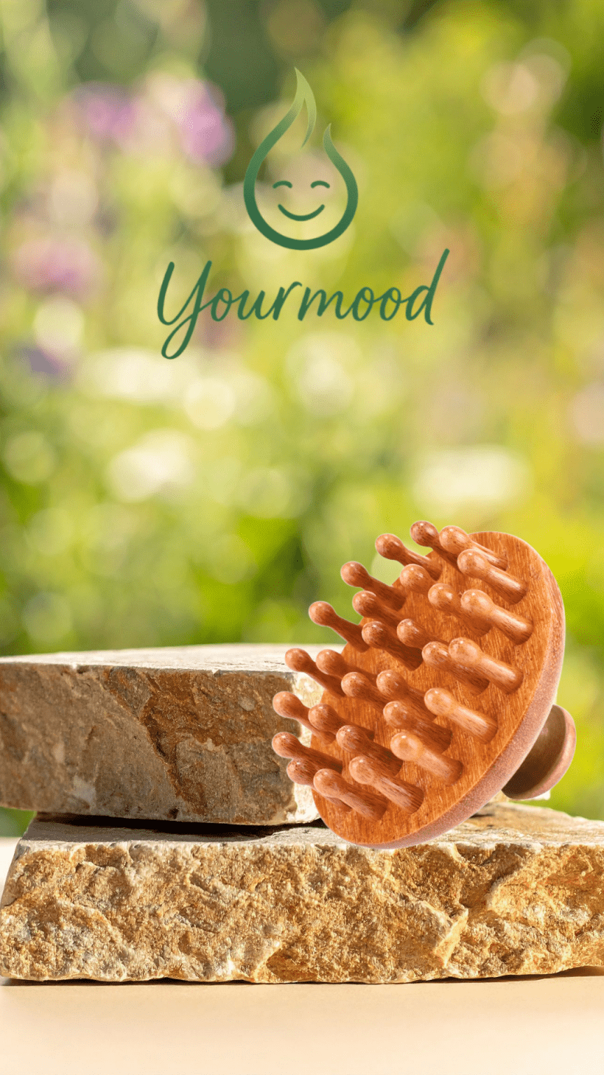 peigne massant en bois de santal